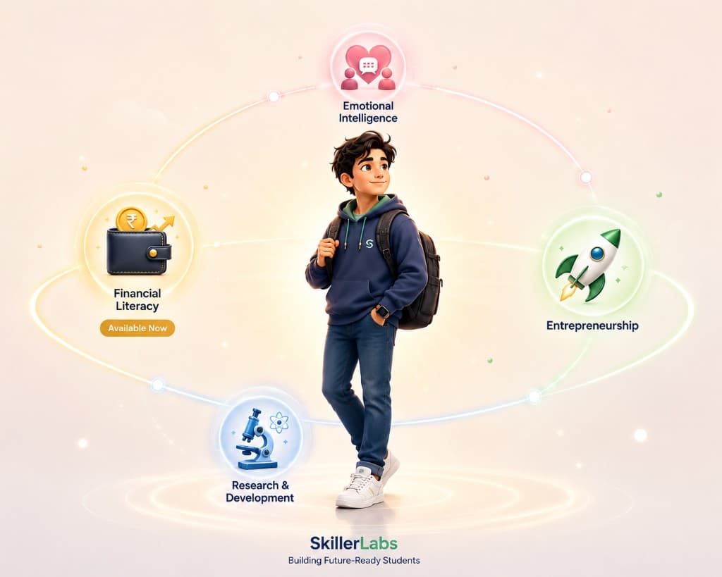 Student at the center of Financial Literacy, Emotional Intelligence, Research & Development and Entrepreneurship
