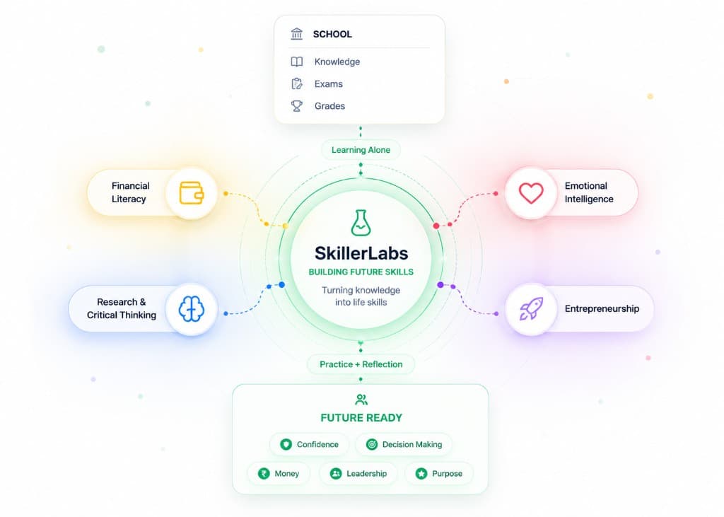 From school knowledge through SkillerLabs future skills to becoming future ready